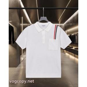 26AW お早目に トレンド感溢れる 今季爆発的な人気半袖poloTシャツ激安 通販 専門THOM BROWNE