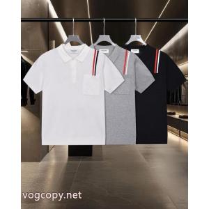 26AW お早目に トレンド感溢れる 今季爆発的な人気半袖poloTシャツ激安 通販 専門THOM BROWNE