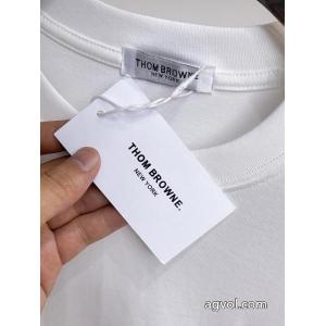 THOM BROWNE偽 ブランド 速達EMS便 ついに登場 限定品2026半袖Tシャツ