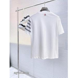 THOM BROWNE偽 ブランド 速達EMS便 ついに登場 限定品2026半袖Tシャツ