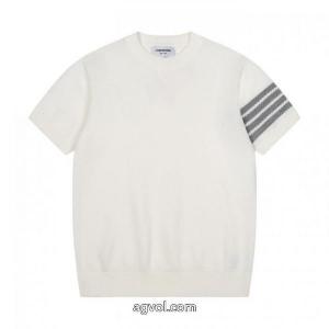 偽 ブランド THOM BROWNE最安値に挑戦 韓国人気 最新作入荷半袖Tシャツ