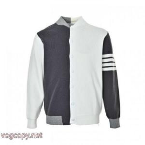 Thom Browne/トムブラウンの4本棒カラーパッチワークカーディガンジャケット