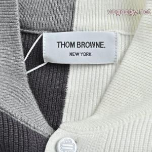 Thom Browne/トムブラウンの4本棒カラーパッチワークカーディガンジャケット