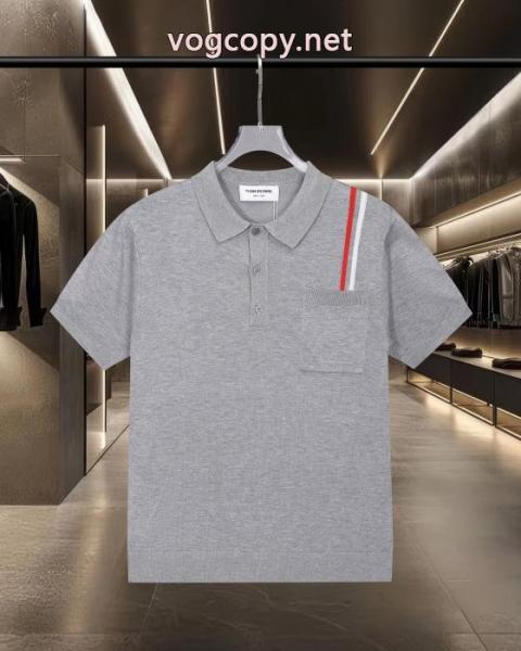26AW お早目に トレンド感溢れる 今季爆発的な人気半袖poloTシャツ激安 通販 専門THOM BROWNE 5 