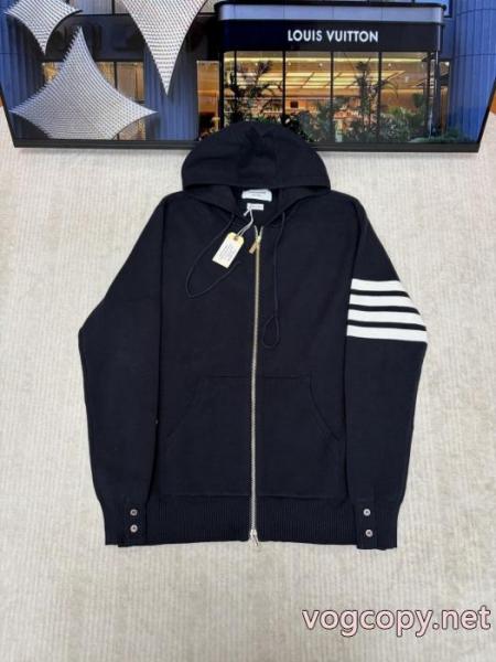 独創的なデザイン 26SS 異素材 ヴィンテージ感スーパー コピー 通販ジャケッTHOM BROWNE.. 1