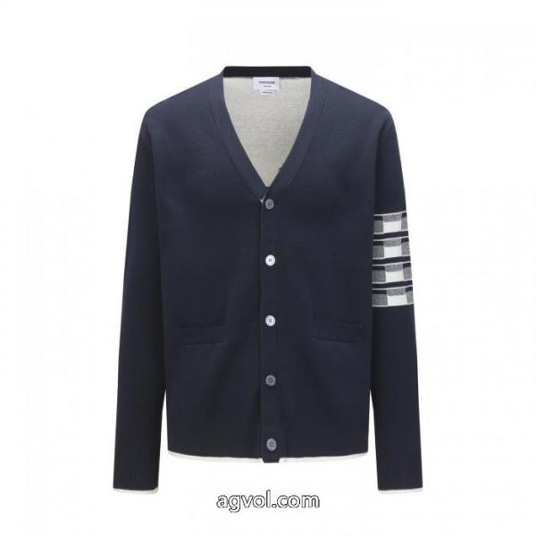 激安大特価品質保証 肌触りのいい 2026季人気定番ブランド コピー ショップコートTHOM BROWNE 2