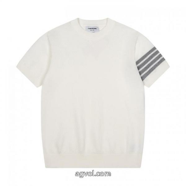 偽 ブランド THOM BROWNE最安値に挑戦 韓国人気 最新作入荷半袖Tシャツ 3