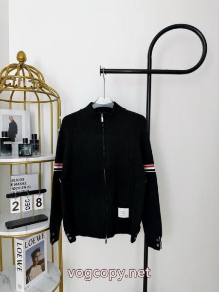 ニットコート新作限定 人気沸騰中 超激得正規品 最高品質かつ最安値スーパー コピー 安心THOM BROWNE 2