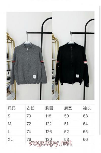 ニットコート新作限定 人気沸騰中 超激得正規品 最高品質かつ最安値スーパー コピー 安心THOM BROWNE 1